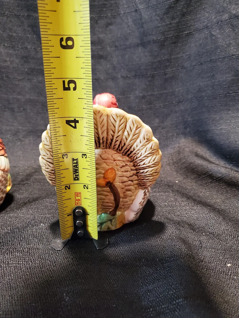 Vintage 1993 Omnibus Fitz and Floyd Turkey Candle Holders Pair Mint Condition